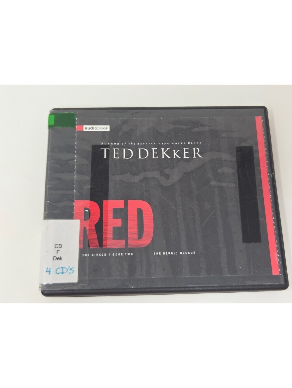 Ted Dekker Red The Circle Book Two 4 CD Audiobook Abridged Chris Fabry